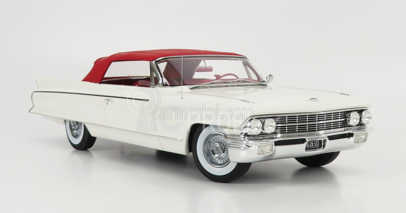 Mitica Cadillac Eldorado Biarritz Convertible Closed 1962 1:18 Bílé Bordeaux