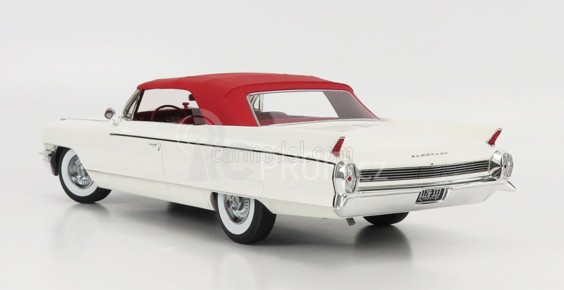 Mitica Cadillac Eldorado Biarritz Convertible Closed 1962 1:18 Bílé Bordeaux