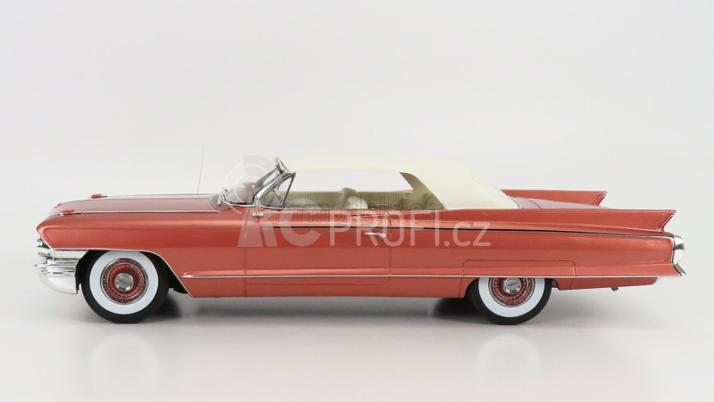 Mitica Cadillac Eldorado Biarritz Convertible Closed 1962 1:18 Pink Met