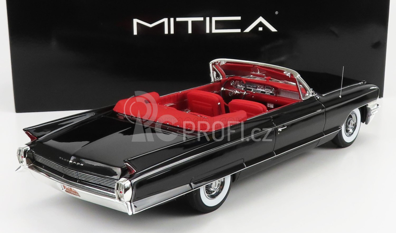Mitica Cadillac Eldorado Biarritz Convertible Open 1962 1:18 Black