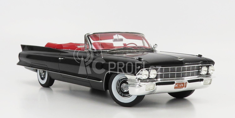 Mitica Cadillac Eldorado Biarritz Convertible Open 1962 1:18 Black