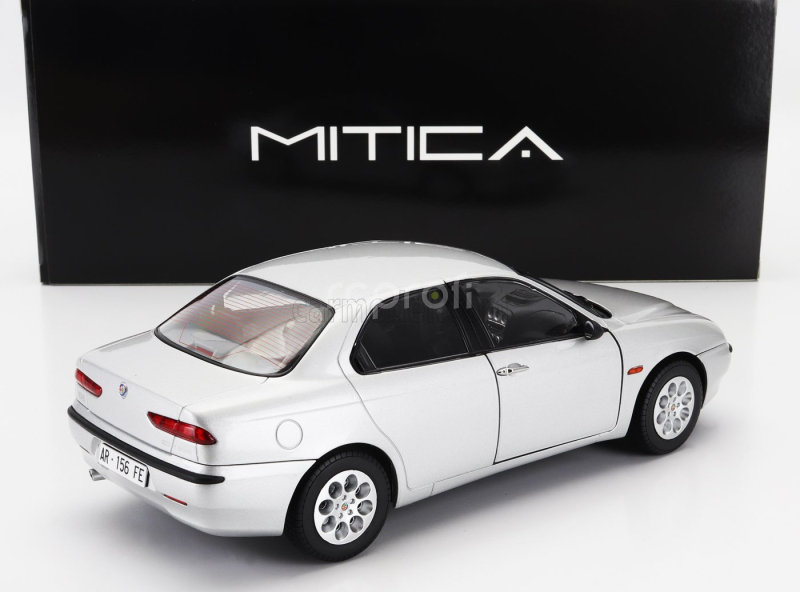 Mitica-diecast Alfa romeo 156 2.0 Twin Spark 1997 - Black Interior 1:18 Silver 612