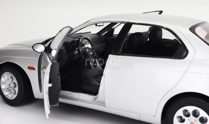 Mitica-diecast Alfa romeo 156 2.0 Twin Spark 1997 - Black Interior 1:18 Silver 612