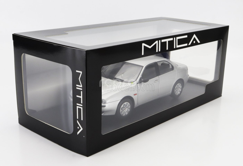 Mitica-diecast Alfa romeo 156 2.0 Twin Spark 1997 - Black Interior 1:18 Silver 612