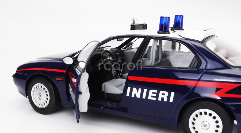Mitica-diecast Alfa romeo 156 2.0 Twin Spark Carabinieri 1997 1:18 Modrá Bílá