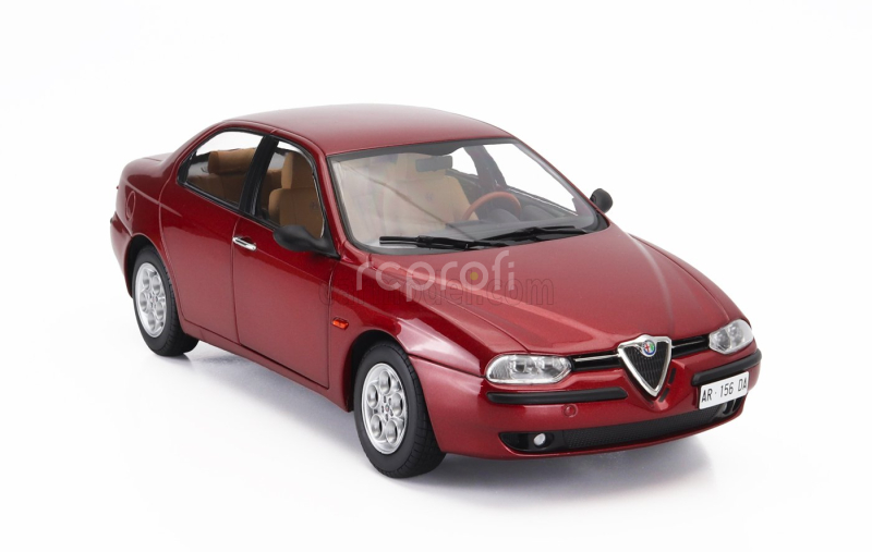 Mitica-diecast Alfa romeo 156 2.5 V6 24v 1997 – Beige Interior 1:18 Rosso Proteo Met Red