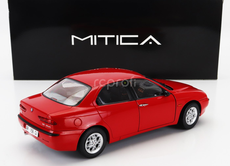 Mitica-diecast Alfa romeo 156 2.5 V6 24v 1997 – Black Interior 1:18 Rosso Alfa Red
