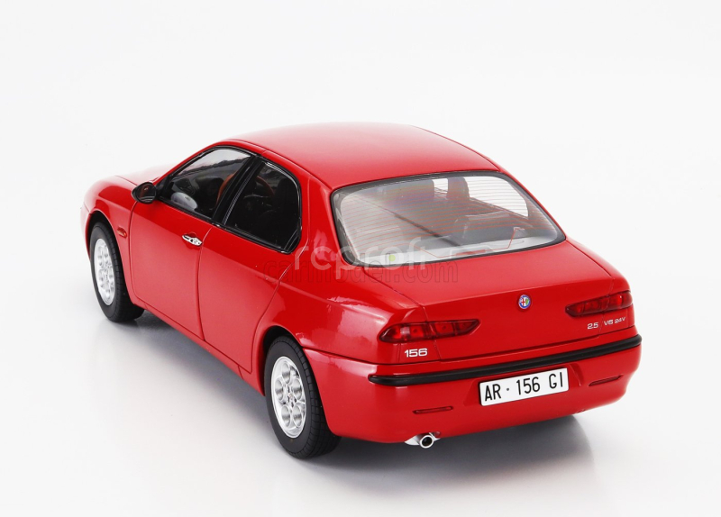 Mitica-diecast Alfa romeo 156 2.5 V6 24v 1997 – Black Interior 1:18 Rosso Alfa Red