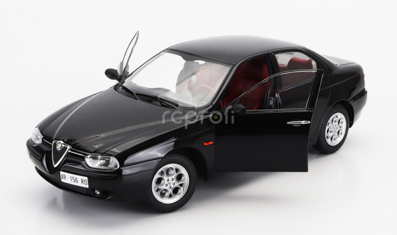 Mitica-diecast Alfa romeo 156 2.5 V6 24v 1997 – Red Interior 1:18 Black 601 Nero
