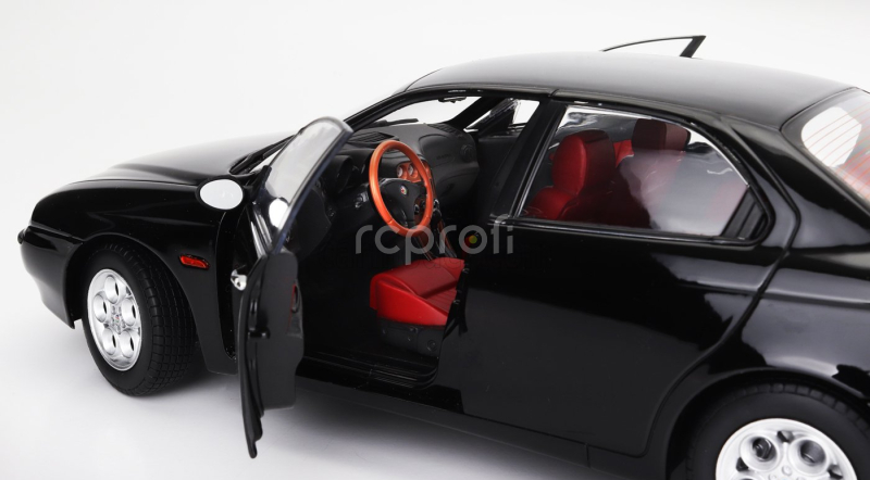 Mitica-diecast Alfa romeo 156 2.5 V6 24v 1997 – Red Interior 1:18 Black 601 Nero