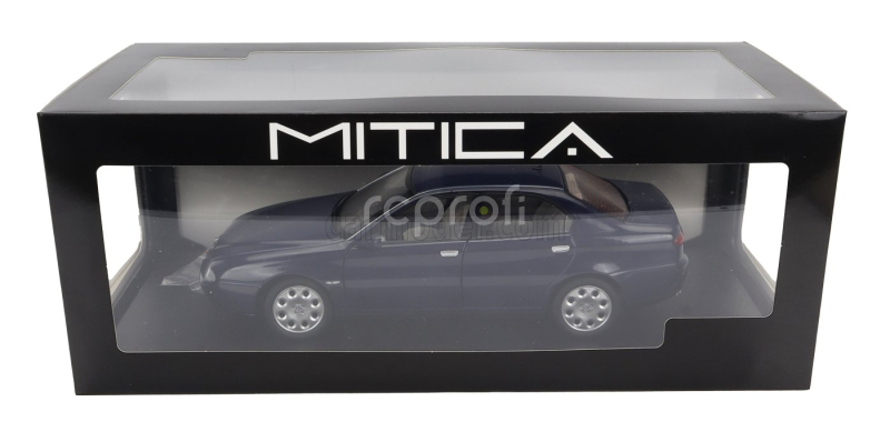 Mitica-diecast Alfa romeo 166 2.0 Twin Spark (with  Decals Comando Carabinieri - Comando Gdf E Civile) 1998 - Police (lampeggiante Applicabile Con Biadesivo - Flashing Light With Double-sided Tape) 1:18 Blue