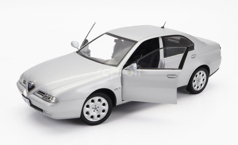 Mitica-diecast Alfa romeo 166 2.0 V6 Tb 1998 – Black Interior 1:18 Silver