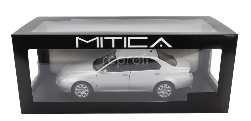 Mitica-diecast Alfa romeo 166 2.0 V6 Tb 1998 – Black Interior 1:18 Silver