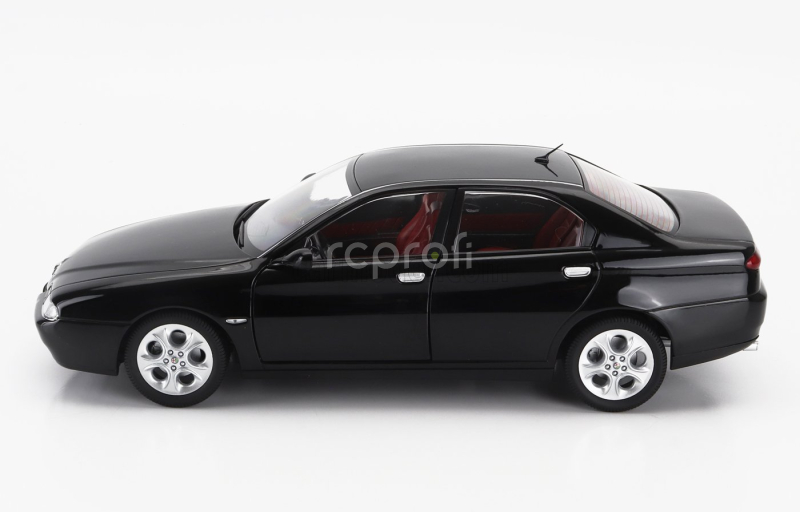 Mitica-diecast Alfa romeo 166 3.0 V6 1998 – Red Interior 1:18 Black