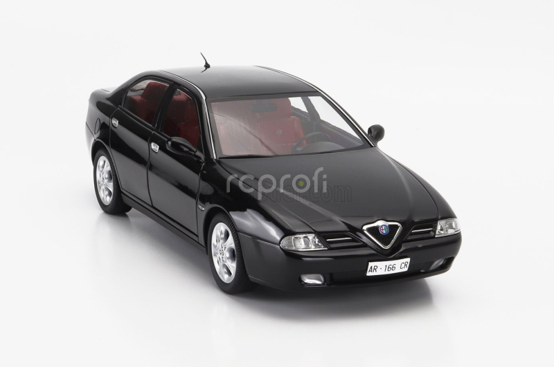 Mitica-diecast Alfa romeo 166 3.0 V6 1998 – Red Interior 1:18 Black