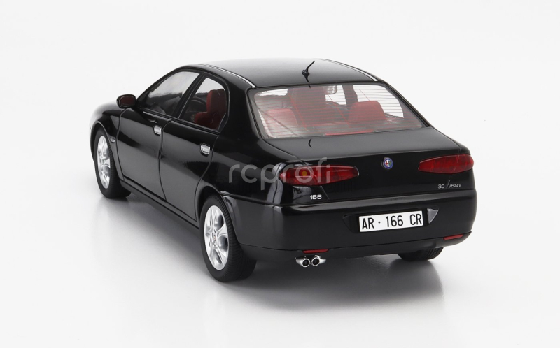 Mitica-diecast Alfa romeo 166 3.0 V6 1998 – Red Interior 1:18 Black