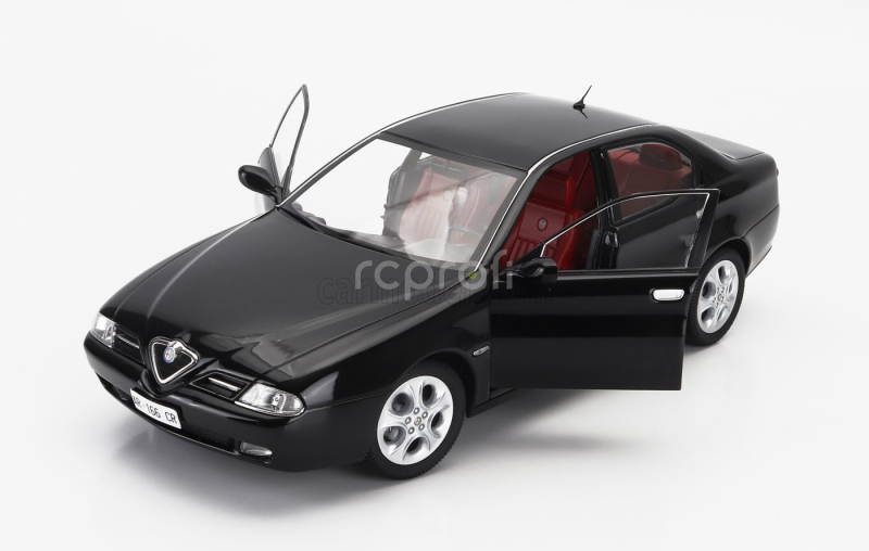 Mitica-diecast Alfa romeo 166 3.0 V6 1998 – Red Interior 1:18 Black