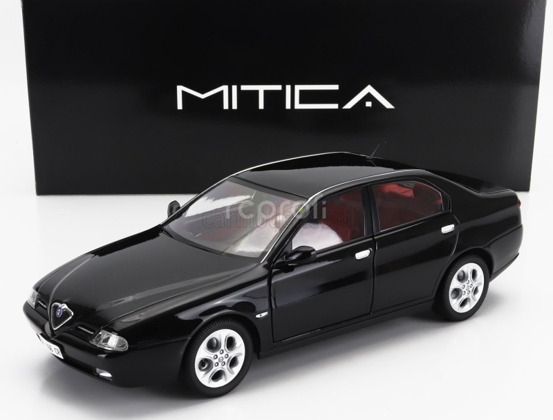 Mitica-diecast Alfa romeo 166 3.0 V6 1998 – Red Interior 1:18 Black