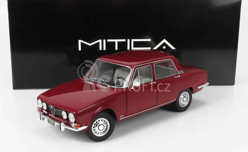 Mitica-diecast Alfa romeo 1750 Berlina 1-series 1968 1:18 Prugna 525