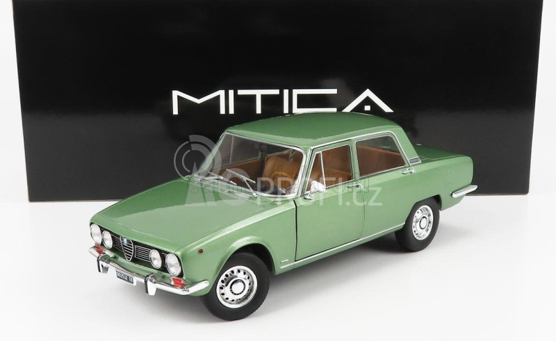 Mitica-diecast Alfa romeo 1750 Berlina 2-series 1969 1:18 Verde Oliva - Olivově Zelená Met