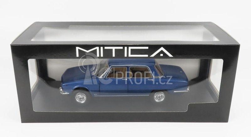 Mitica-diecast Alfa romeo 2000 Berlina 1971 - Cerchi Millerighe Wheels 1:18 Modrá Pervinca Met 349