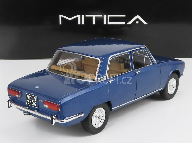 Mitica-diecast Alfa romeo 2000 Berlina 1971 - Cerchi Millerighe Wheels 1:18 Modrá Pervinca Met 349