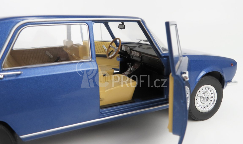 Mitica-diecast Alfa romeo 2000 Berlina 1971 - Cerchi Millerighe Wheels 1:18 Modrá Pervinca Met 349