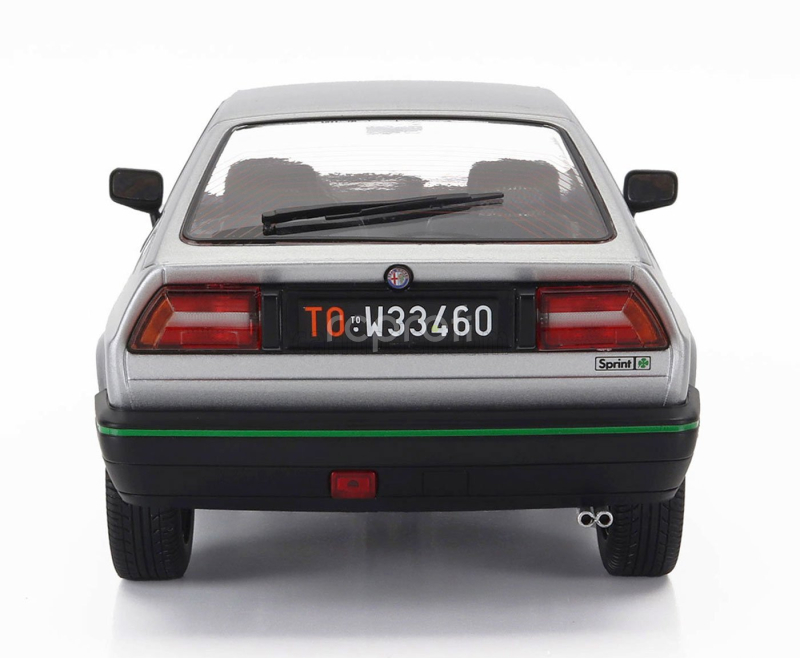 Mitica-diecast Alfa romeo Alfa Romeo Sprint 1.5 Quadrifoglio Verde 1983 1:18 Grigio Nisida Met Grey