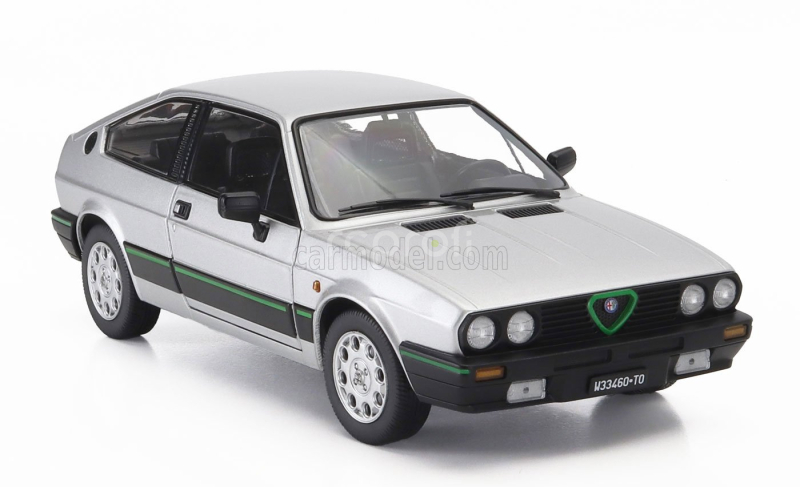 Mitica-diecast Alfa romeo Alfa Romeo Sprint 1.5 Quadrifoglio Verde 1983 1:18 Grigio Nisida Met Grey