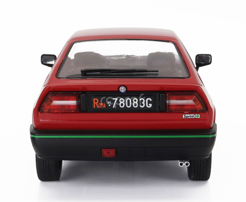 Mitica-diecast Alfa romeo Alfa Romeo Sprint 1.5 Quadrifoglio Verde 1983 1:18 Rosso Alfa Red