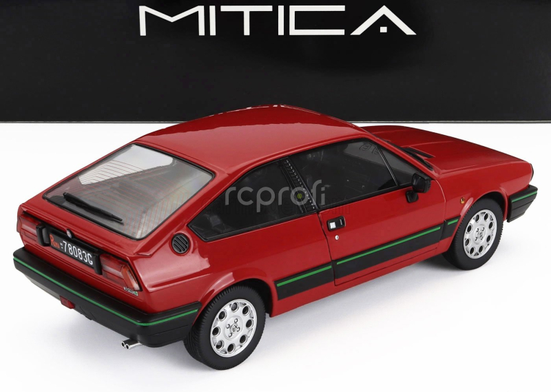 Mitica-diecast Alfa romeo Alfa Romeo Sprint 1.5 Quadrifoglio Verde 1983 1:18 Rosso Alfa Red