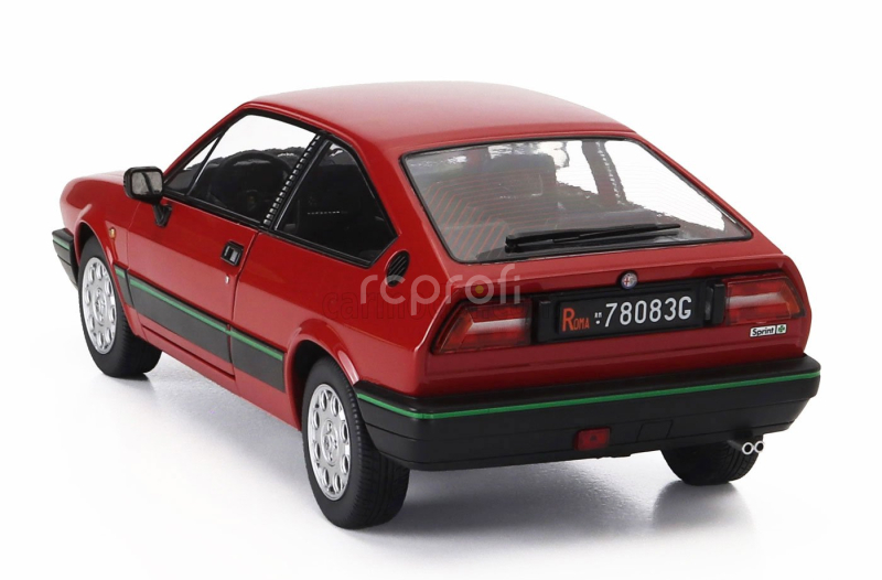 Mitica-diecast Alfa romeo Alfa Romeo Sprint 1.5 Quadrifoglio Verde 1983 1:18 Rosso Alfa Red