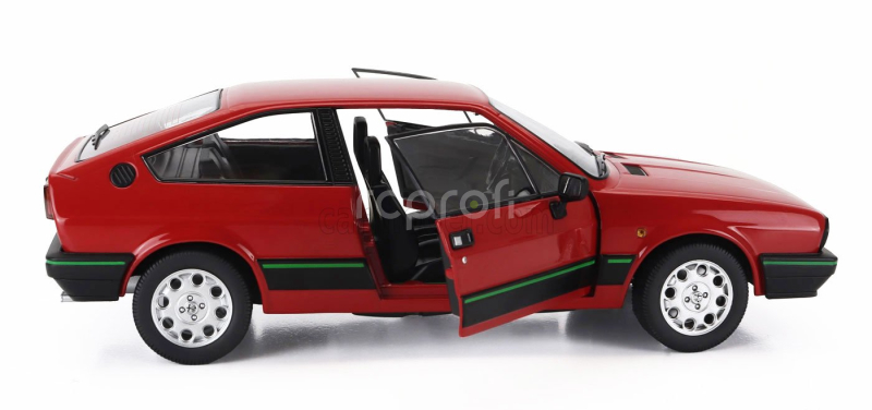Mitica-diecast Alfa romeo Alfa Romeo Sprint 1.5 Quadrifoglio Verde 1983 1:18 Rosso Alfa Red