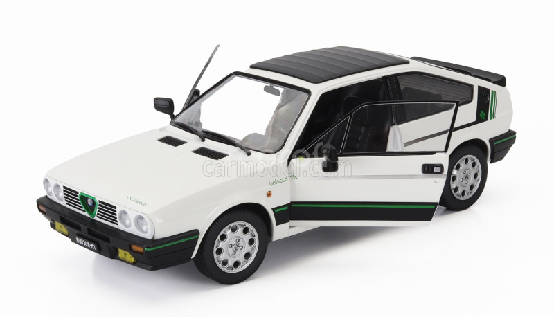 Mitica-diecast Alfa romeo Alfa Romeo Sprint 1.5 Quadrifoglio Verde Balocco 1984 1:18 Bianco Capodimonte - Bílá