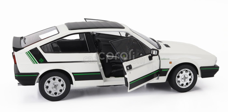 Mitica-diecast Alfa romeo Alfa Romeo Sprint 1.5 Quadrifoglio Verde Balocco 1984 1:18 Bianco Capodimonte - Bílá