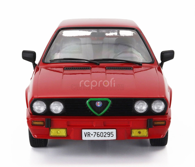 Mitica-diecast Alfa romeo Alfa Romeo Sprint 1.5 Quadrifoglio Verde Grand-prix 1986 1:18 Rosso Alfa Red