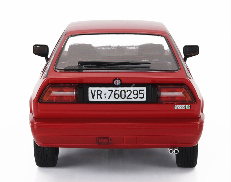 Mitica-diecast Alfa romeo Alfa Romeo Sprint 1.5 Quadrifoglio Verde Grand-prix 1986 1:18 Rosso Alfa Red
