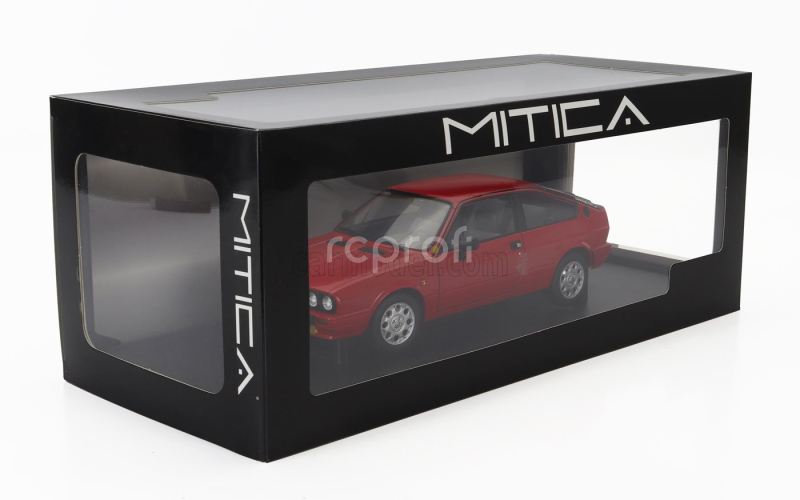 Mitica-diecast Alfa romeo Alfa Romeo Sprint 1.5 Quadrifoglio Verde Grand-prix 1986 1:18 Rosso Alfa Red
