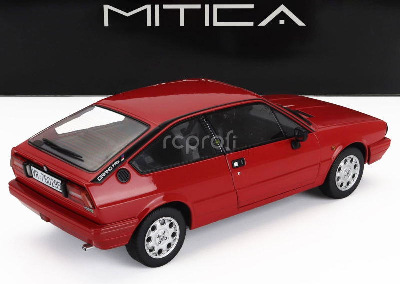 Mitica-diecast Alfa romeo Alfa Romeo Sprint 1.5 Quadrifoglio Verde Grand-prix 1986 1:18 Rosso Alfa Red