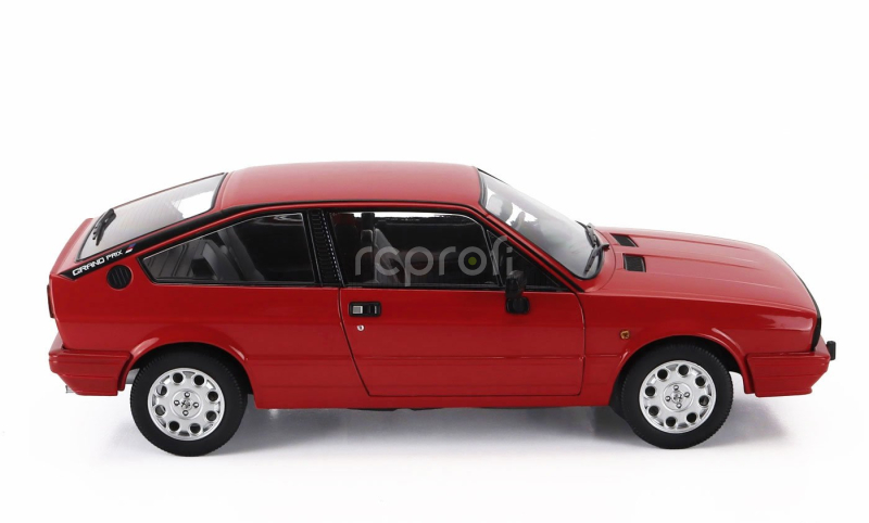 Mitica-diecast Alfa romeo Alfa Romeo Sprint 1.5 Quadrifoglio Verde Grand-prix 1986 1:18 Rosso Alfa Red