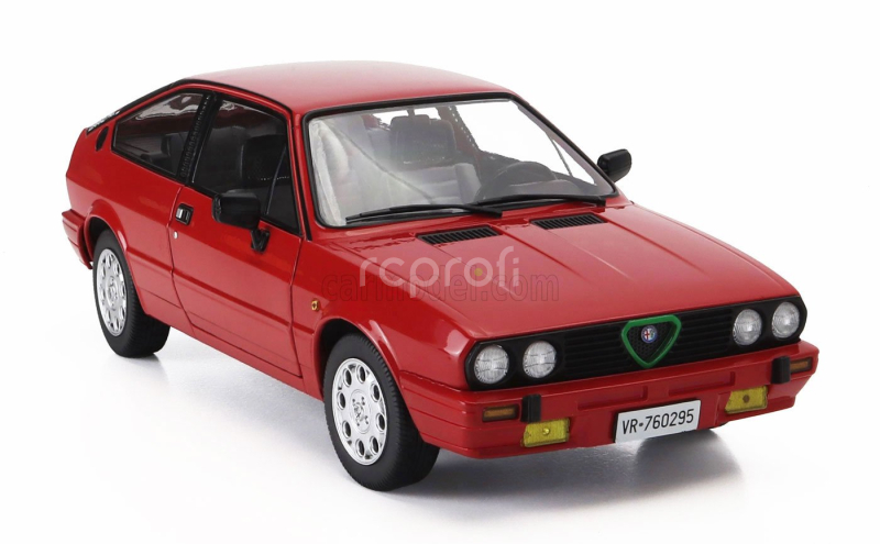 Mitica-diecast Alfa romeo Alfa Romeo Sprint 1.5 Quadrifoglio Verde Grand-prix 1986 1:18 Rosso Alfa Red