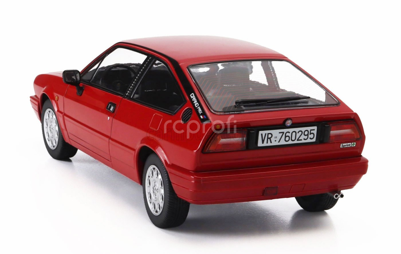 Mitica-diecast Alfa romeo Alfa Romeo Sprint 1.5 Quadrifoglio Verde Grand-prix 1986 1:18 Rosso Alfa Red