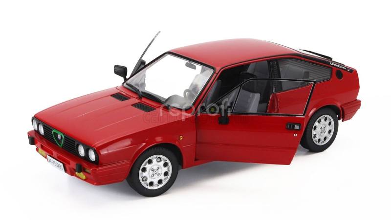 Mitica-diecast Alfa romeo Alfa Romeo Sprint 1.5 Quadrifoglio Verde Grand-prix 1986 1:18 Rosso Alfa Red