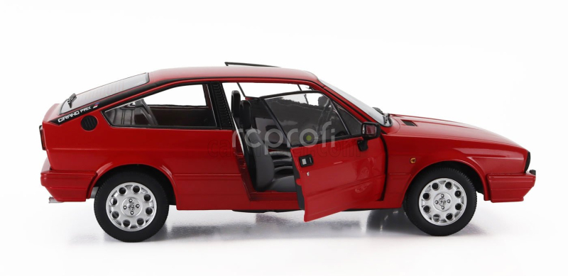 Mitica-diecast Alfa romeo Alfa Romeo Sprint 1.5 Quadrifoglio Verde Grand-prix 1986 1:18 Rosso Alfa Red