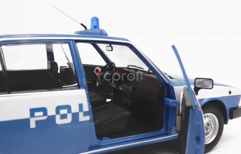 Mitica-diecast Alfa romeo Alfetta 2000 Polizia Stradale 1978 Police 1:18 Modrá Bílá