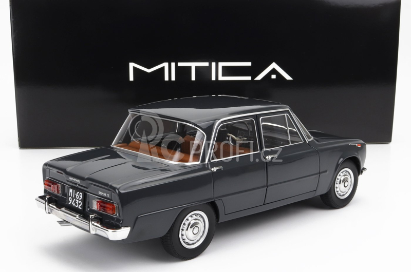 Mitica-diecast Alfa romeo Giulia 1.6 Ti 1962 1:18 Grigio Grafite - Šedá