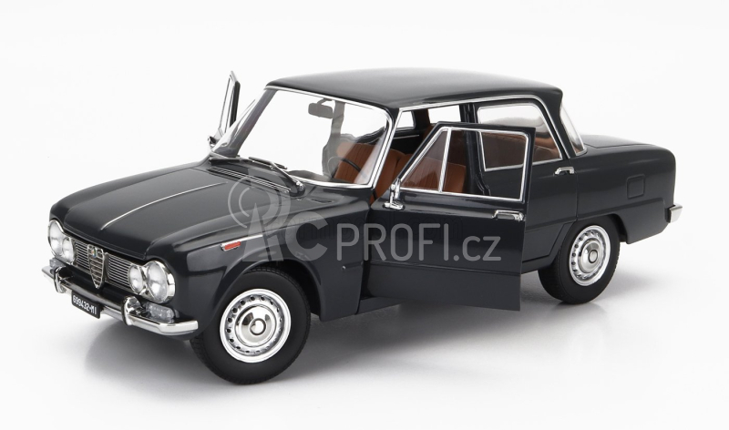 Mitica-diecast Alfa romeo Giulia 1.6 Ti 1962 1:18 Grigio Grafite - Šedá