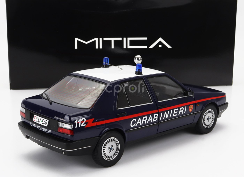 Mitica-diecast Fiat Croma 2.0 Turbo Ie Carabinieri 1988 Police 1:18 Modrá Bílá
