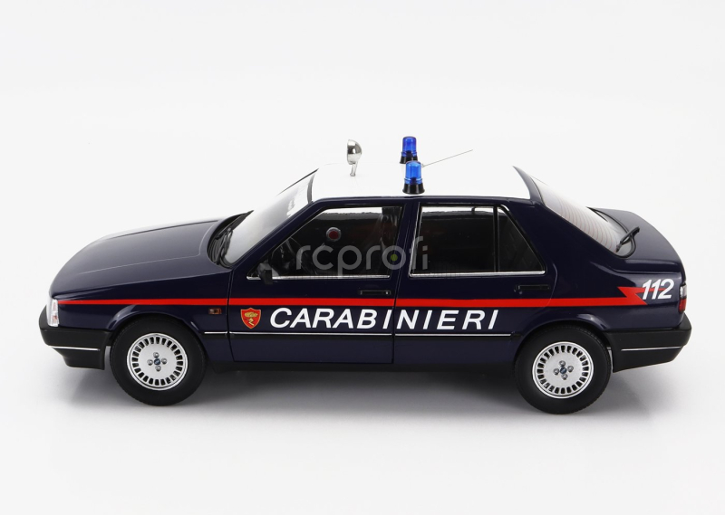 Mitica-diecast Fiat Croma 2.0 Turbo Ie Carabinieri 1988 Police 1:18 Modrá Bílá