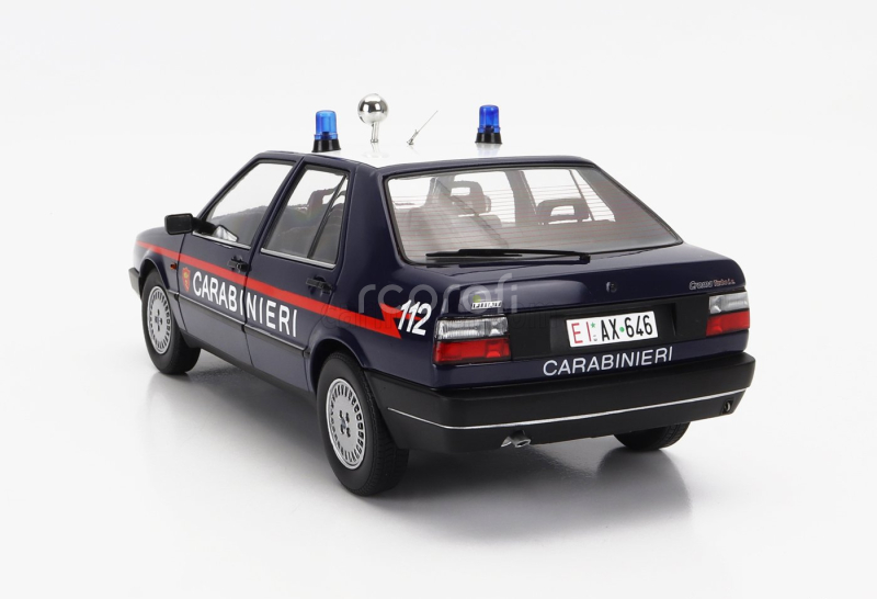 Mitica-diecast Fiat Croma 2.0 Turbo Ie Carabinieri 1988 Police 1:18 Modrá Bílá